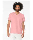 Bella + Canvas 3005 Unisex Jersey Short-Sleeve V-N in Pink