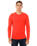 Bella + Canvas 3501 Unisex Jersey Long-Sleeve T-Sh in Poppy
