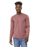 Bella + Canvas BC3501CVC Unisex CVC Jersey Long-Sl in Heather mauve