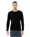 Bella + Canvas BC3501CVC Unisex CVC Jersey Long-Sl in Solid black blend