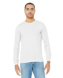 Bella + Canvas BC3501CVC Unisex CVC Jersey Long-Sl in Solid white blend