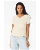 Bella + Canvas 6405 Ladies' Relaxed Jersey V-Neck  in Natural