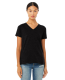 Bella + Canvas BC6405CVC Ladies' Relaxed Heather C in Solid black blend