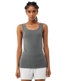 Bella + Canvas 1081 Ladies' Micro Ribbed Tank in Deep heather