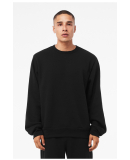 Bella + Canvas 3911 Unisex Classic Crewneck Sweats in Black