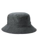 Big Accessories BA676 Crusher Bucket Hat in Black denim