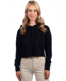Next Level Apparel 9384 Ladies' Cropped Pullover H in Black