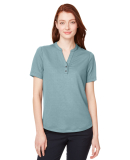 North End NE102W Ladies' Replay Recycled Polo in Opal blue