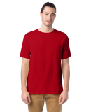 Hanes GDH100 Men's Garment-Dyed T-Shirt in Athletic red