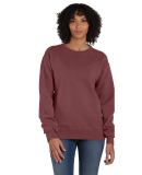 Hanes GDH400 Unisex Crew Sweatshirt in Cayenne