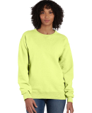 Hanes GDH400 Unisex Crew Sweatshirt in Chic lime