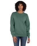 Hanes GDH400 Unisex Crew Sweatshirt in Cypress green