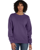 Hanes GDH400 Unisex Crew Sweatshirt in Grape soda