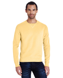 Hanes GDH400 Unisex Crew Sweatshirt in Summer squash yellow