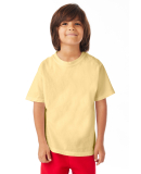 Hanes GDH175 Youth Garment-Dyed T-Shirt in Summer squash yellow
