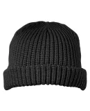 Big Accessories BA698 Dock Beanie in Black