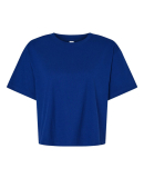 American Apparel 102 Ladies' Fine Jersey Boxy T-Sh in Lapis
