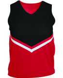 Augusta Sportswear 9110 Ladies' Pride Shell in Red/ black/ white
