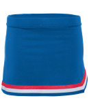 Augusta Sportswear 9146 Girls' Pike Skirt in Royal/ red/ white
