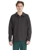 Comfortwash by Hanes GDH490 Unisex Garment Dye Pol in New railroad gry