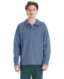 Comfortwash by Hanes GDH490 Unisex Garment Dye Pol in Saltwater