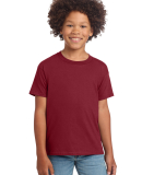 Gildan 64000B Youth Softstyle T-Shirt in Cardinal red