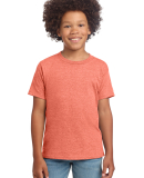 Gildan 64000B Youth Softstyle T-Shirt in Heather orange