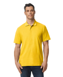 Gildan 64800 Men's Softstyle Double Pique Polo in Daisy