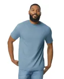 Gildan 65000 Unisex Softstyle Midweight T-Shirt in Stone blue