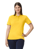 Gildan 64800L Ladies' Softstyle Double Pique Polo in Daisy