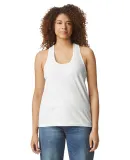 Gildan 67200L Ladies' Softstyle CVC Racerback Tank in White