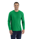 Next Level Apparel 6211 Unisex CVC Long-Sleeve T-S in Kelly green