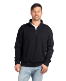 Next Level Apparel 9643 Unisex Fleece Quarter-Zip in Black
