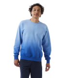 Champion Clothing CD400D Unisex Dip Dye Crew in Athletic royal ombre