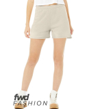 Bella + Canvas 3797 Ladies' Cutoff Sweat Short in Heather dust