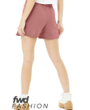 Bella + Canvas 3797 Ladies' Cutoff Sweat Short in Mauve