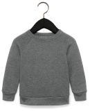 Bella + Canvas 3901T Toddler Sponge Fleece Raglan  in Deep heather