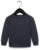 Bella + Canvas 3901T Toddler Sponge Fleece Raglan  in Heather navy