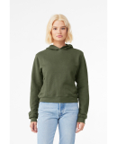 Bella + Canvas 7519 Ladies' Classic Pullover Hoode in Military green