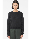 Bella + Canvas 7511 Ladies' Classic Pullover Crewn in Dark grey heather