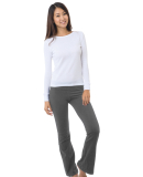 Bayside Apparel 9050 Yoga Pants in Charcoal