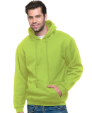Bayside Apparel 2160 Unisex Union Made Hooded Pull in Lime green