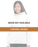 Bayside Apparel 7760BA Ladies' Hooded Pullover Caramel Brown