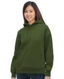 Bayside Apparel 7760BA Ladies' Hooded Pullover in Olive green
