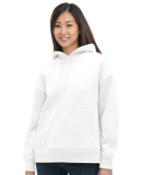 Bayside Apparel 7760BA Ladies' Hooded Pullover in White