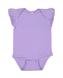 Rabbit Skins 4439 Infant Flutter Sleeve Bodysuit in Lavender