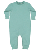 Rabbit Skins 4447 Infant Fleece One-Piece Bodysuit in Saltwater
