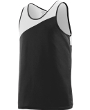 Augusta Sportswear 352 Unisex Accelerate Track & F in Black/ white
