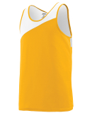 Augusta Sportswear 352 Unisex Accelerate Track & F in Gold/ white