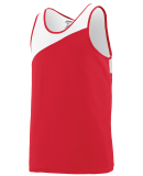 Augusta Sportswear 352 Unisex Accelerate Track & F in Red/ white